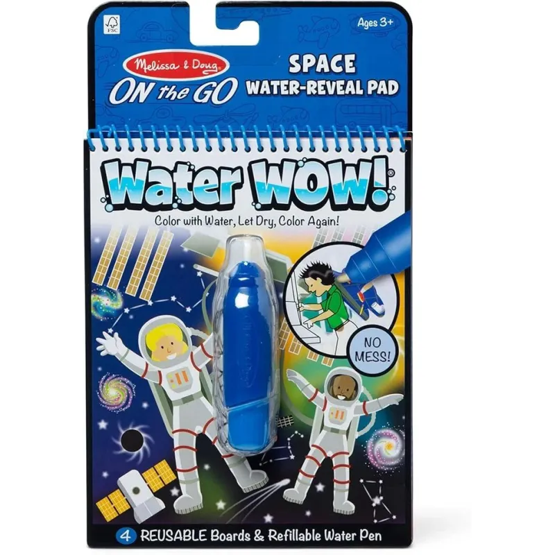 MELISSA & DOUG Water Wow! Ūdens krāsojamā grāmata – Kosmoss