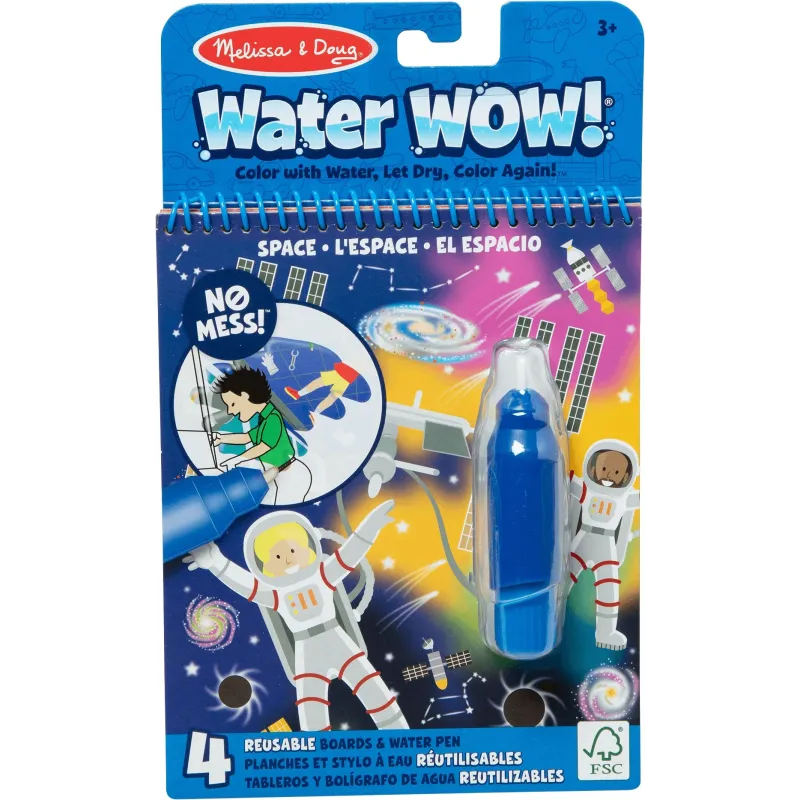 MELISSA & DOUG Water Wow! Ūdens krāsojamā grāmata – Kosmoss