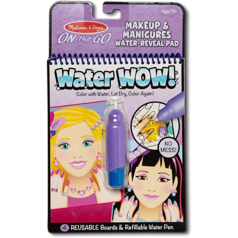 MELISSA & DOUG Water Wow! Ūdens krāsojamā grāmata – Grims un manikīrs