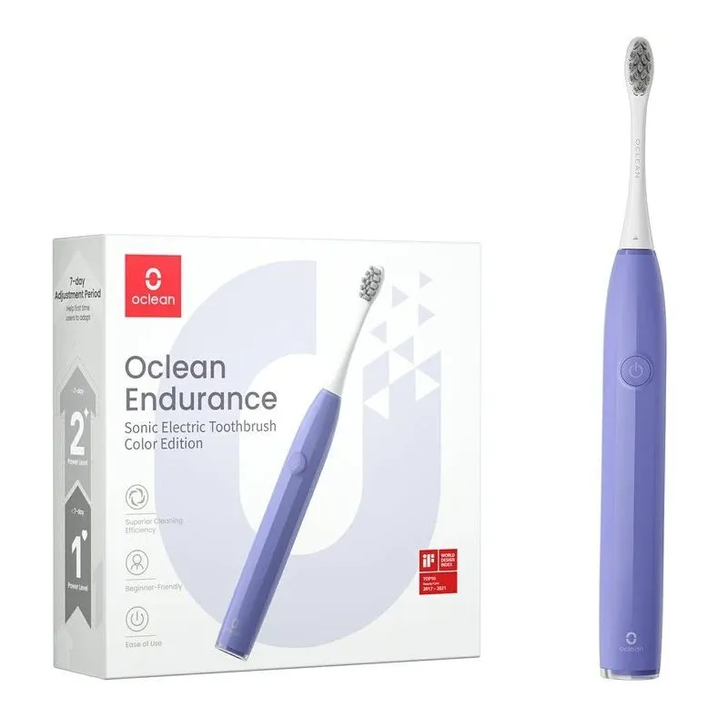 Elektriskā zobu birste Oclean Endurance, violeta krās.