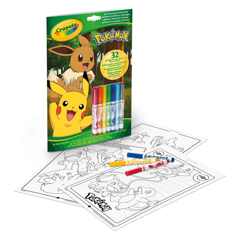 CRAYOLA POKEMON Krāsojamās tāfeles komplekts