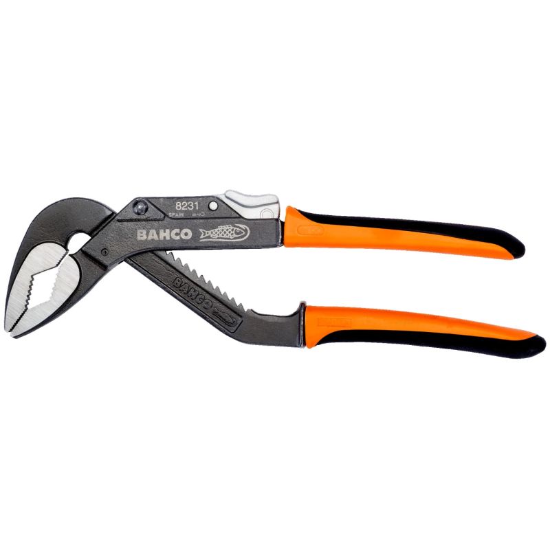 Santehnikas atslēga Bahco Ergo Extra Wide Jaw Slip Joint Pliers 8231, 225 mm