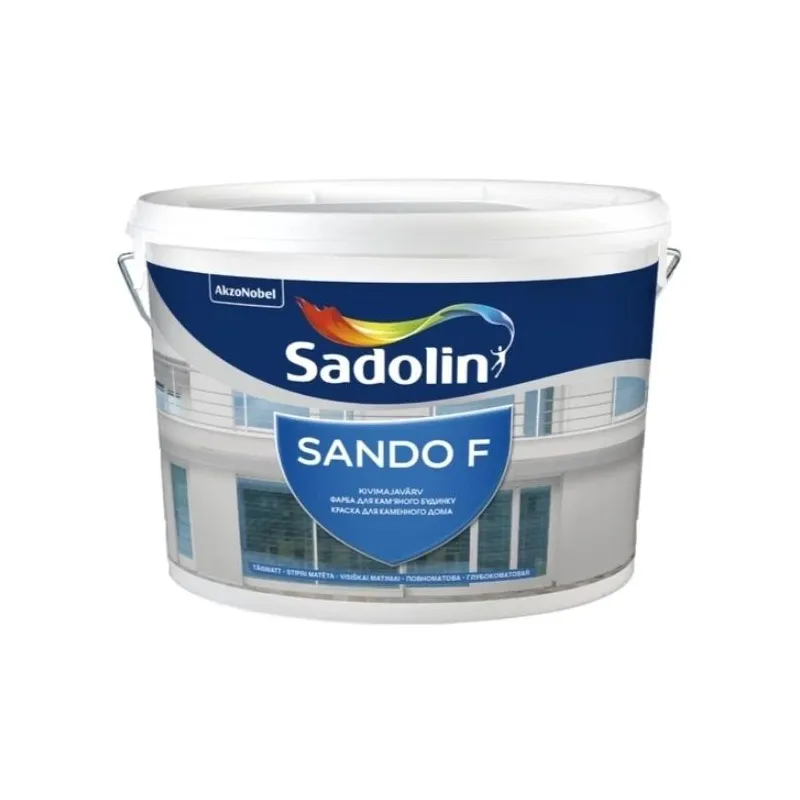 Fasāžu krāsa Sadolin, balta, 10 l