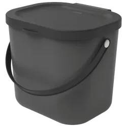 Bio atkritumu tvertne 6L Albula, antracīts