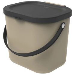 Bio atkritumu tvertne 6L Albula, gaiši brūna