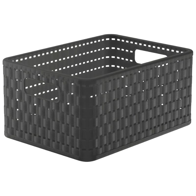 Grozs plastmasas 11L Country, antracīts