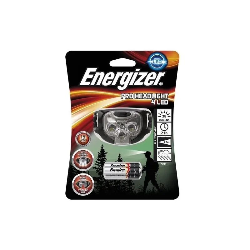 Galvas lukturis Energizer Vision HS, IPX4