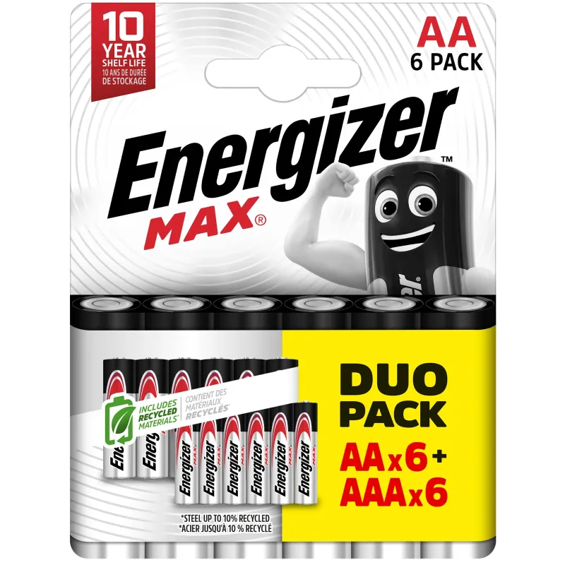 Baterijas Energizer ENMAXB12, 1.5V, 1.5 V