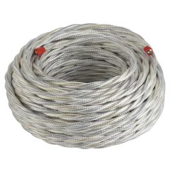 Kabelis retro frrtx 3x2,5 balts 20m