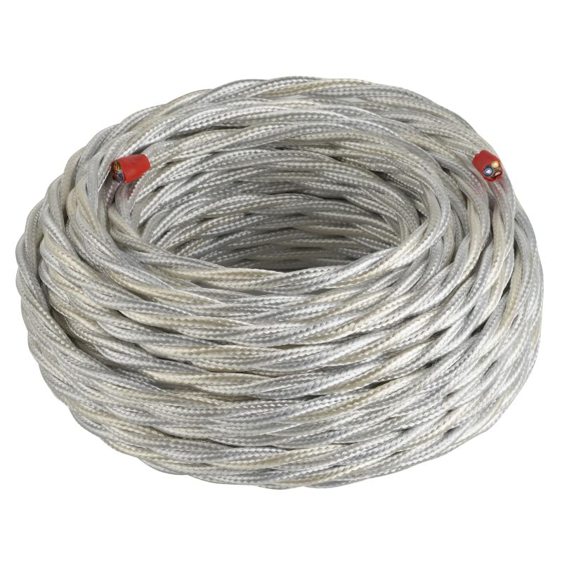 Kabelis retro frrtx 3x2,5 balts 20m