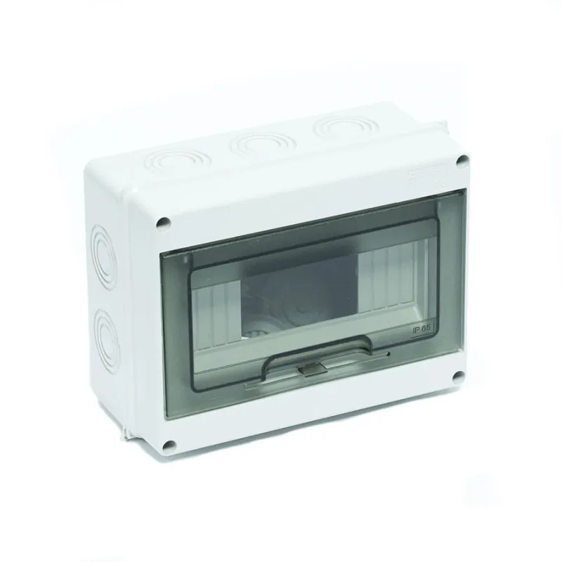 Moduļu panelis Technova, virsapmetuma, IP65, 8 mod., balta krās.