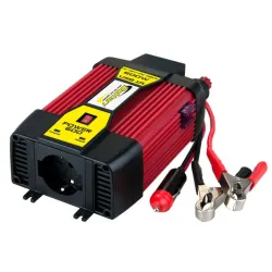 Sprieguma pārveidotājs Bottari Power 12V-220V, melna krās.-sarkana krās., 12 V