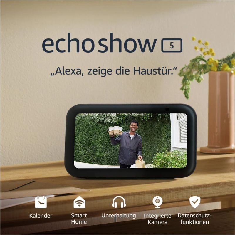 Amazon Echo Show 5 ,3nd Gen, Charcoal With ALEXA