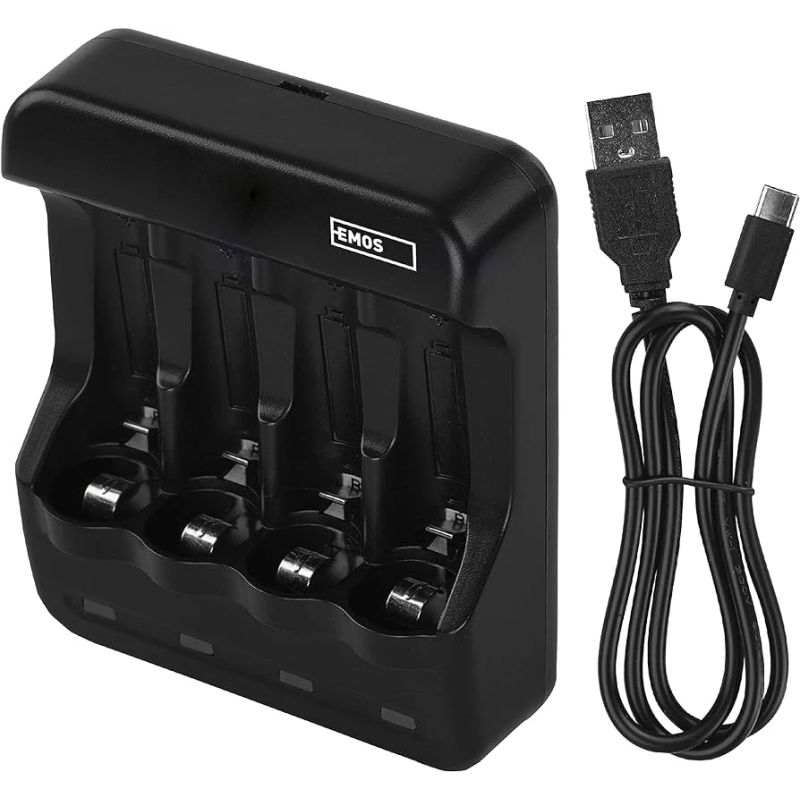 Lādētājs baterijām BCN-41D + 4AA