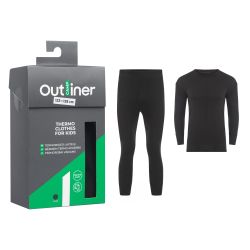 Termo apģērbs zēniem 122-128 izm. melns