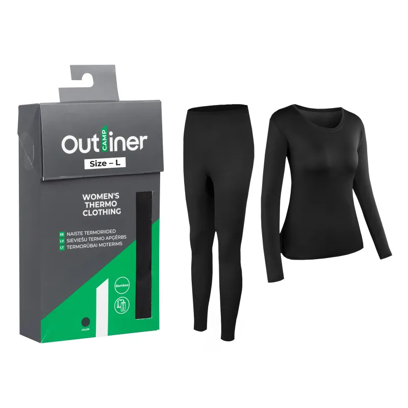 Termoapakšveļa Outliner BU221, melna, L