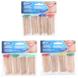 Zobu bakstāmie kociņi bam 4x80 gab