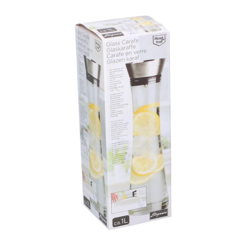 Karafes ūdens glāze cuisine elegance 1l