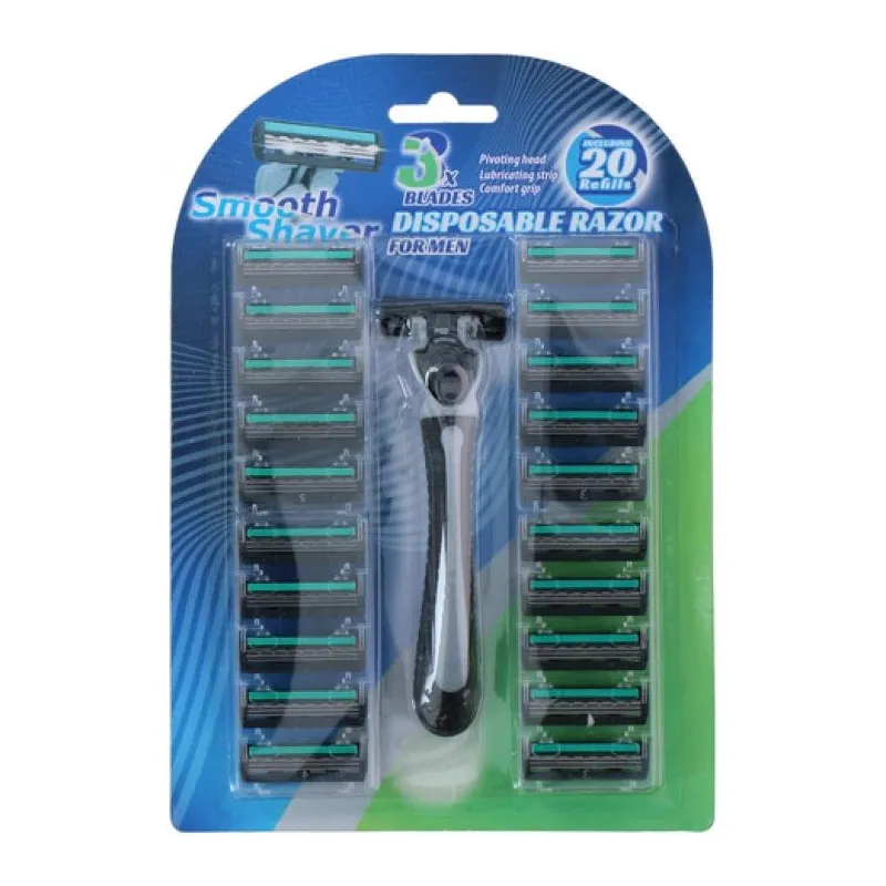 Skuveklis 3 Blades Men, 21 gab
