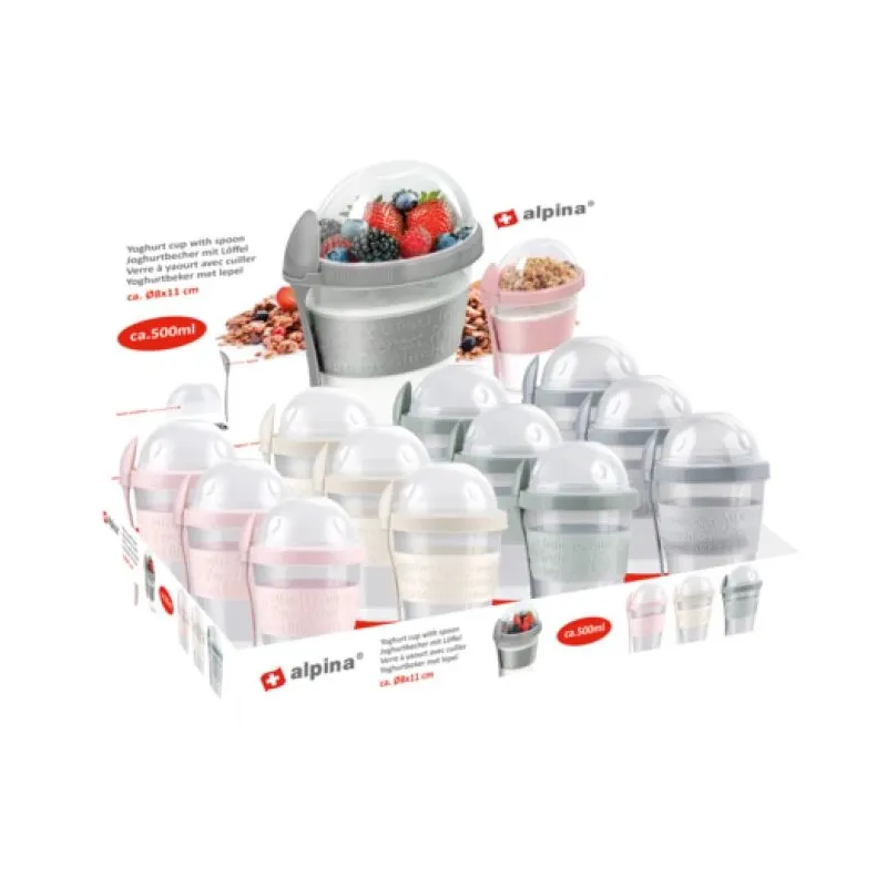 Maisiņi putras glabāšanai Alpina, 500 ml, plastmasa, ,krāsa-dizains tiek izvēlēts nejauši,