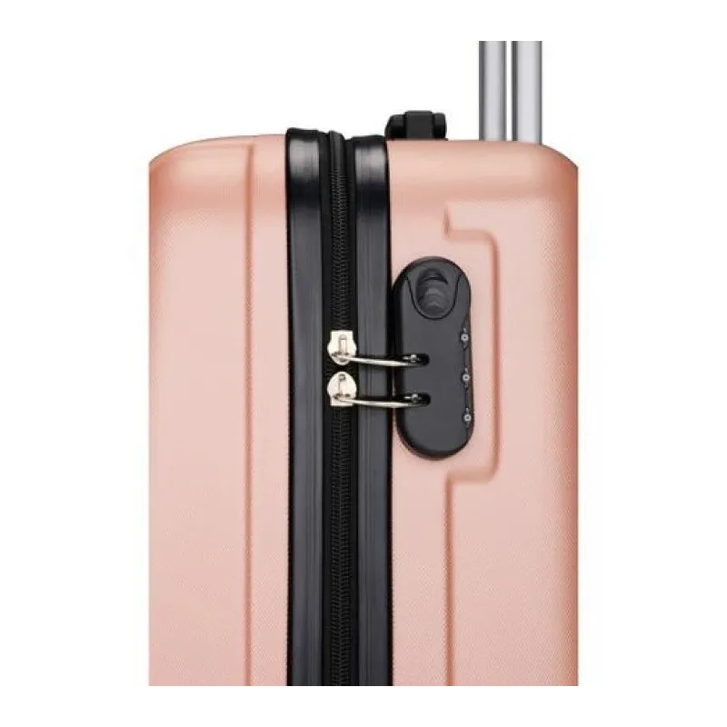 Koferis Slazenger, rozā krās., 97 l, 68 x 41 x 21 cm