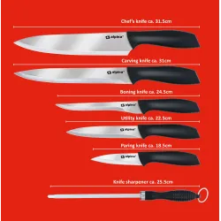Набор кухонных ножей Alpina, 8 шт.