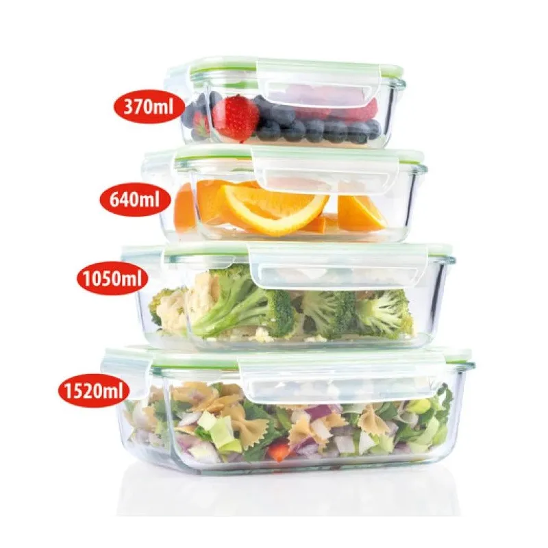 Pārtikas trauks Alpina, 0.37 - 1520 l, 4 gab.