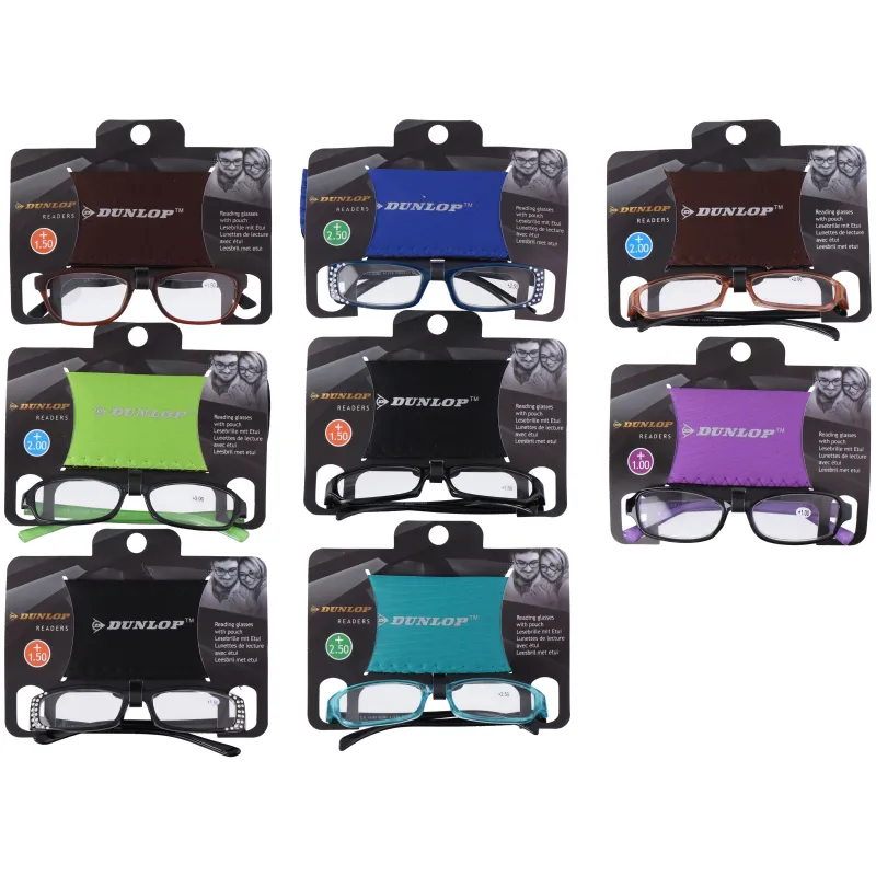 Lasīšanas brilles Dunlop, ,krāsa-dizains tiek izvēlēts nejauši,