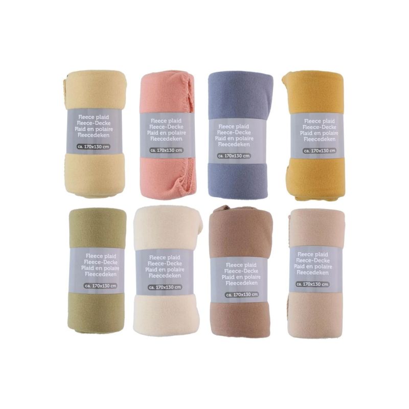 Pleds plīša 130x170cm Polar, 8veidi