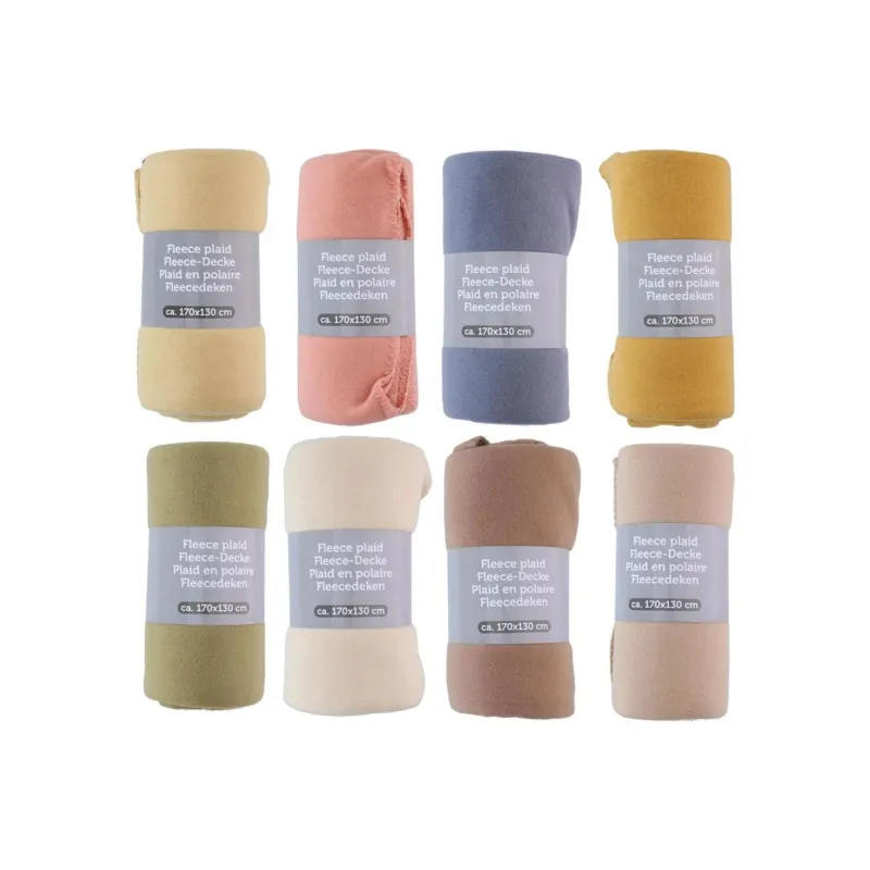 Pleds plīša 130x170cm Polar, 8veidi