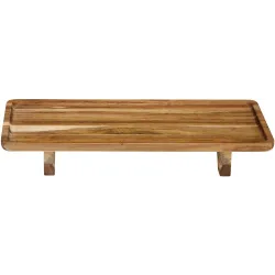 Servēšanas trauks koka uz kājiņām 38x20.5x5.5cm