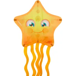 Воздушный змей Dragon Fly, 14 см x 2 см, желтый