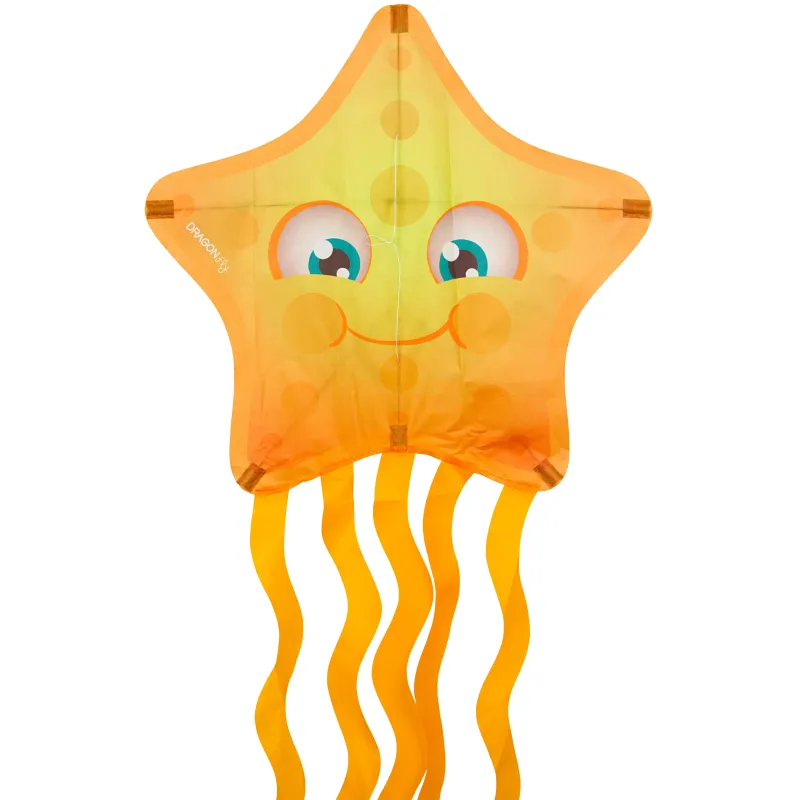 Gaisa pūķis Dragon Fly, 14 cm x 2 cm, dzeltena