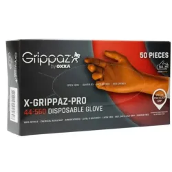 Darba cimdi pirkstaiņi M-Safe Grippaz, oranža, 9-L