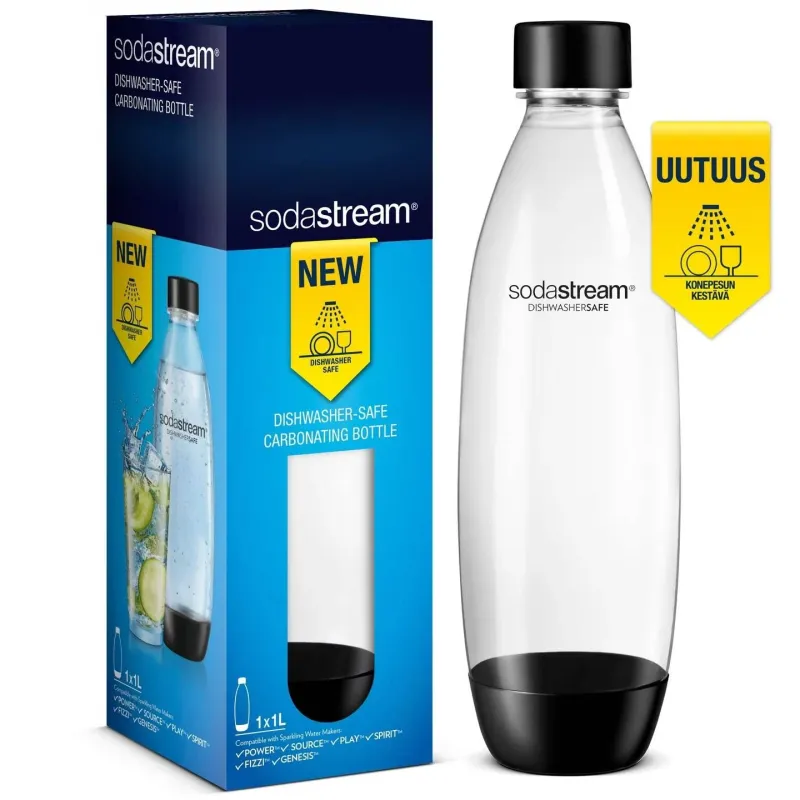 Gertuvė SodaStream DWS 1L, skaidri sp., plastikas, 1 l