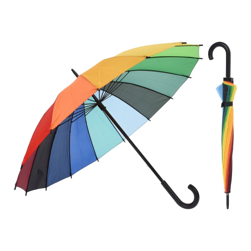 Lietussargs dia 98cm rainbow clr