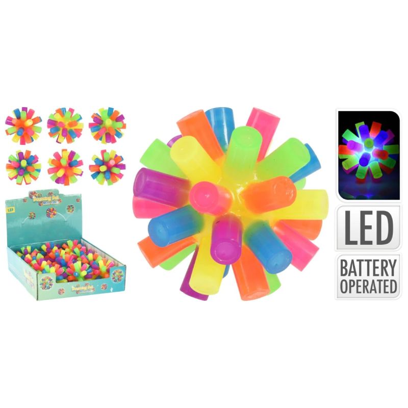 Rotaļlieta Bumba atlecoša ar gaismu