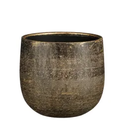 Цветочный горшок Mica Marcus 1155656, керамика, бронзовый