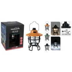 Kempinga lampa uzlādējama