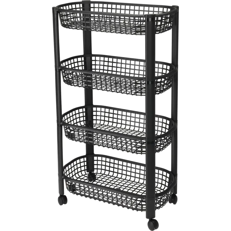 Servēšanas ratiņi 019000020, 46.5 cm x 78.8 cm, 26 cm, Melna