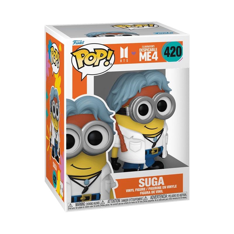 FUNKO POP! Vinila figūra: BTS x Despicable Me 4 - Suga