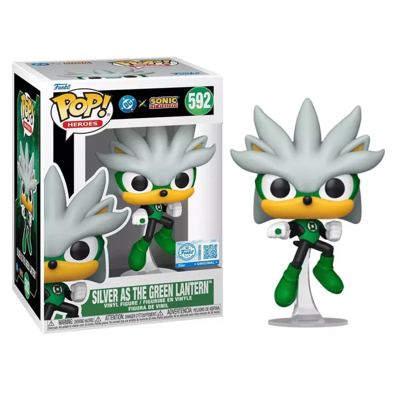 FUNKO POP! Vinila figūra: DC - Sonic - Silver - Green Lantern