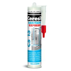 Silikons ceresit cs15 express 280ml balt