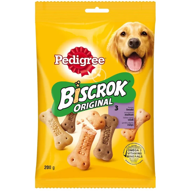 Gardums suņiem Pedigree Biscrok, 0.2 kg