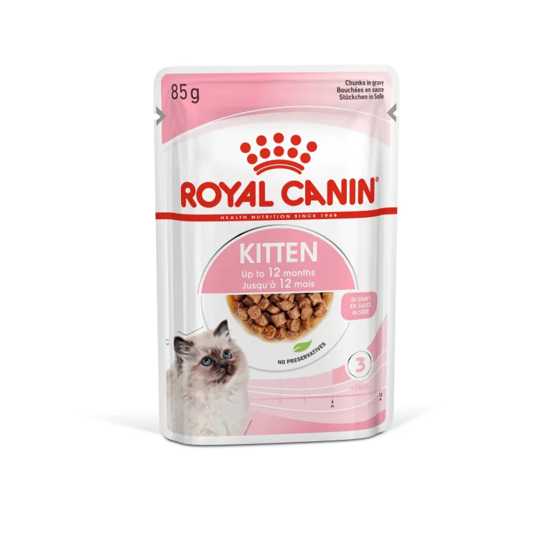 Mitrā kaķu barība Royal Canin Kitten Instinctive, 0.085 kg