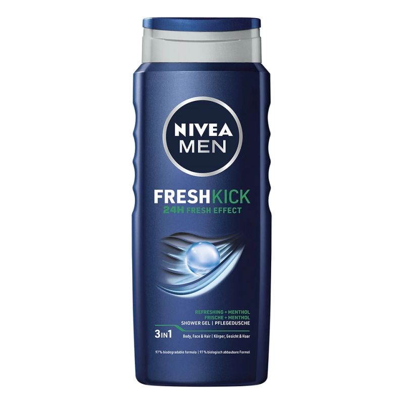 Dušas želeja Nivea Men Fresh Kick 500ml