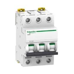 Automātisks slēdzis Schneider Electric IC60N, 3P, C, 10kA, 63 A
