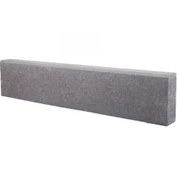 Ielas apmale, 100 x 20 x 8 cm, pelēka krās.