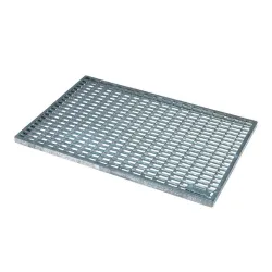 Kingade puhastusrest Aco Vario 01207, tsingitud teras, 60 cm x 40 cm