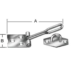 Slēgmehānismi piek.atslēg. 100x30x1,3mm
